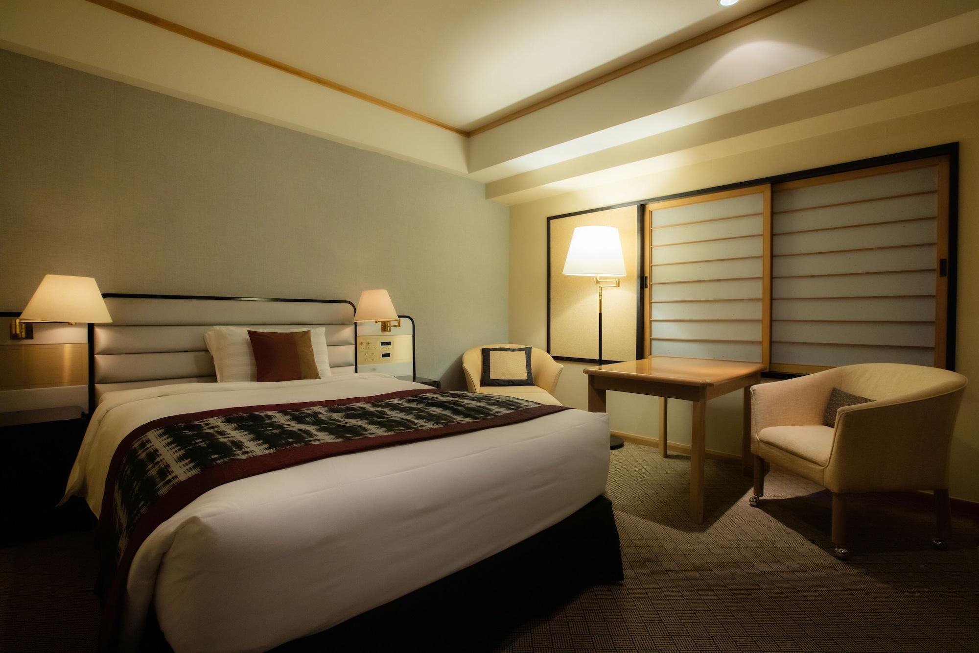 Hotel New Otani Hakata Fukuoka  Zewnętrze zdjęcie A room at the hotel