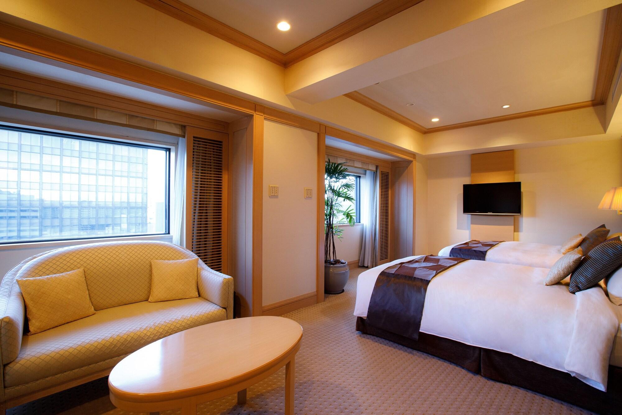 Hotel New Otani Hakata Fukuoka  Zewnętrze zdjęcie A room at the hotel