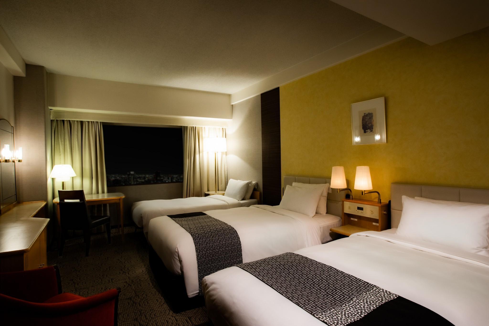 Hotel New Otani Hakata Fukuoka  Zewnętrze zdjęcie A room at the hotel